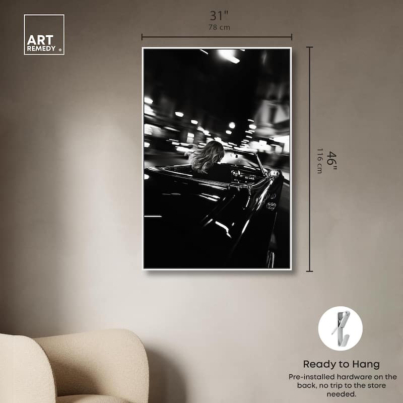 Night Ride Rhapsody Canvas by Art Remedy