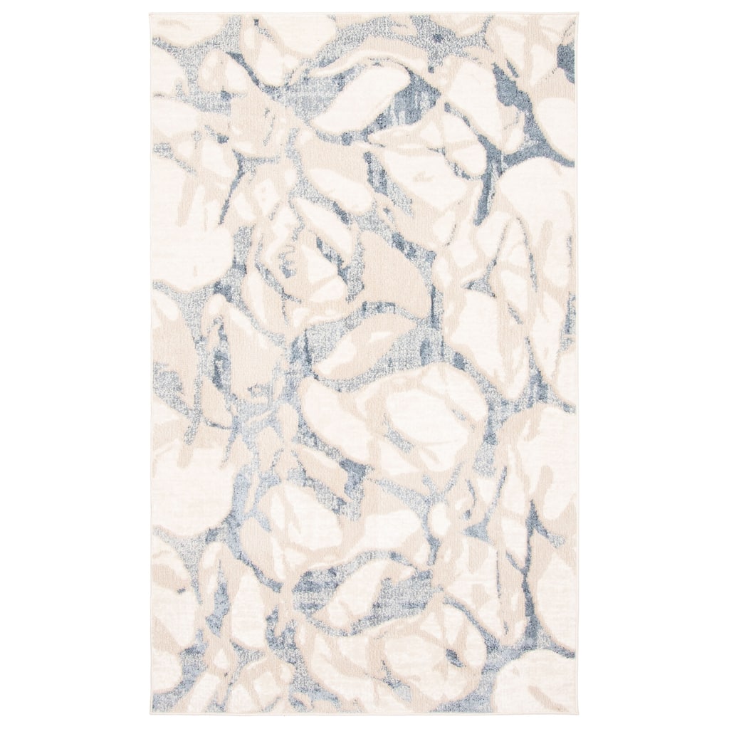 ECARPETGALLERY Machine Woven Azalea Ivory Area Rug