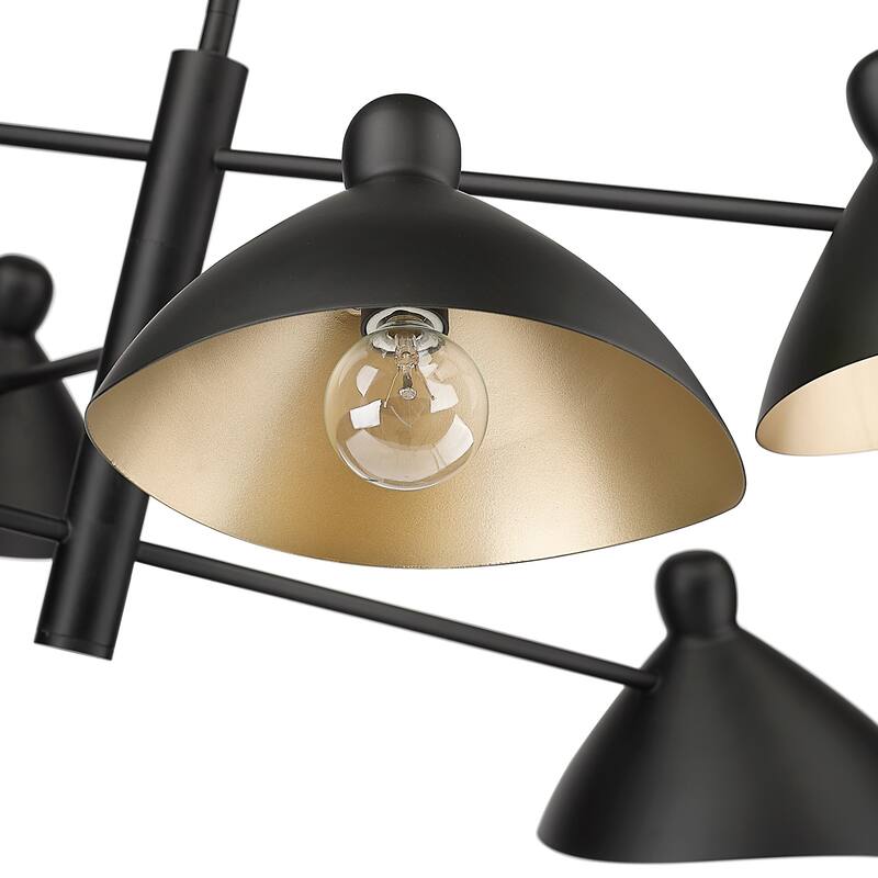 Millennium Lighting 12806 Warhol 6 Light 35" Wide Chandelier