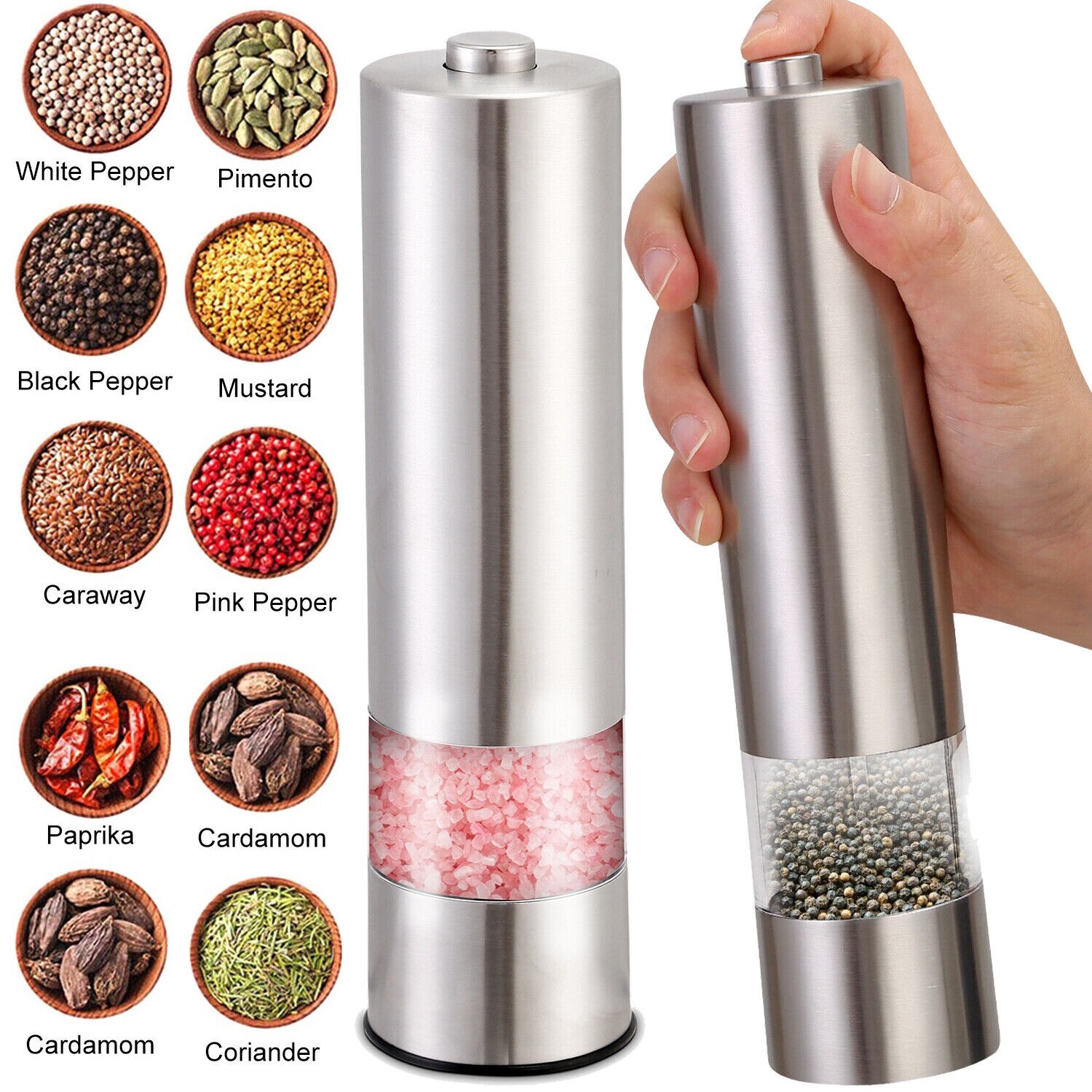 Bed bath and beyond electric salt and pepper grinders hotsell
