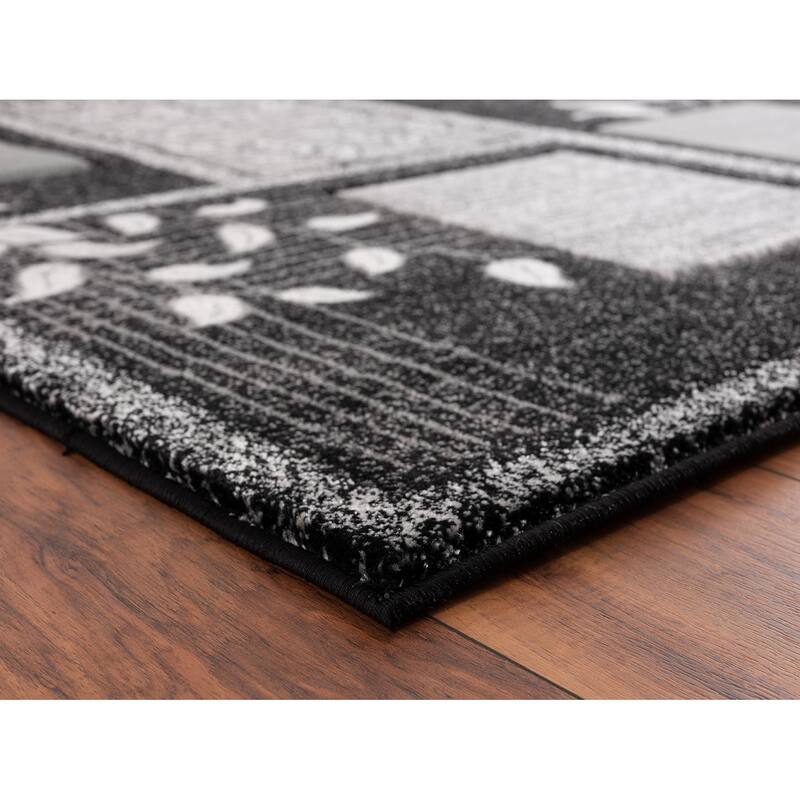 Glamour Collection Polypropylene Area Rug