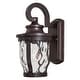 preview thumbnail 1 of 5, The Great Outdoors 1 Light 12.25" Height Outdoor Wall Sconce from the Corona Bronze