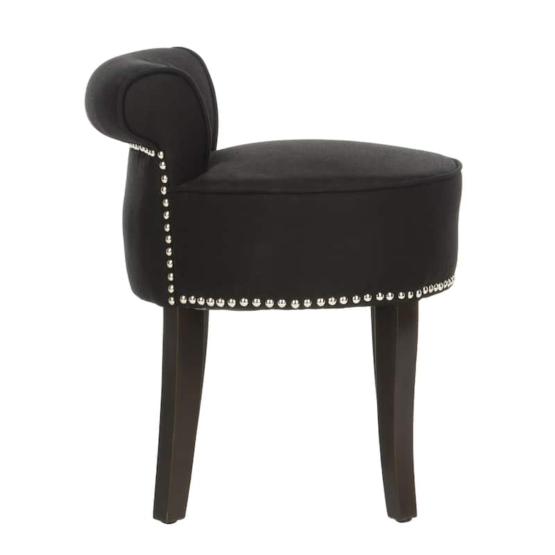 SAFAVIEH Aja Vanity Stool - 17.9" x 19" x 22.8" - 18Wx19Dx23H