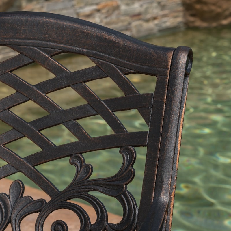 Outdoor Armchairs with Traditional Design, Set of 2