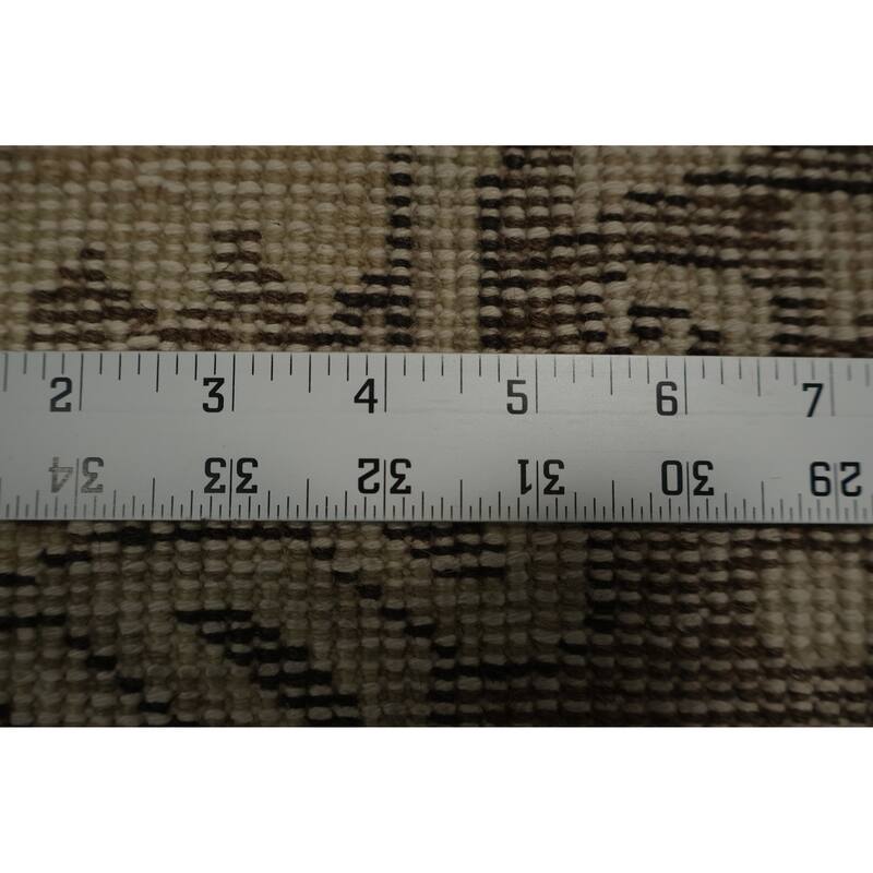 Hand Knotted Oriental 100% Wool Carpet Transitional Floral Beige & Ivories Anatolian Area Rug - 9' 3'' X 5' 8''