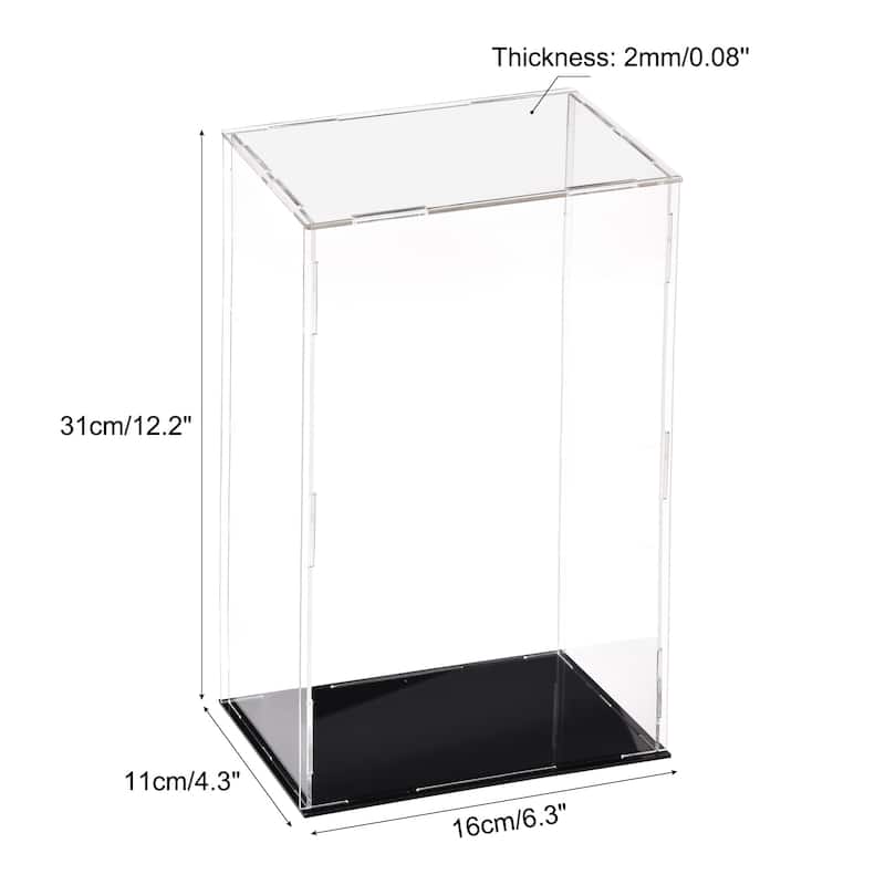 Acrylic Display Case Box Dustproof Protection Showcase Collectibles