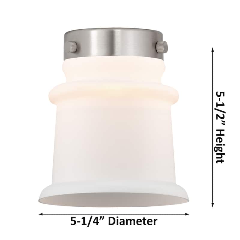 Innovations Lighting Small Canton Single Light 12" Tall Bathroom