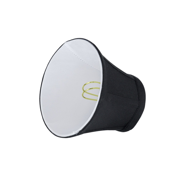 ライト・ランタン Lamp Shade Black Label style Black Lamp Shade, Large Drum Lampshade 13in Top x 13in