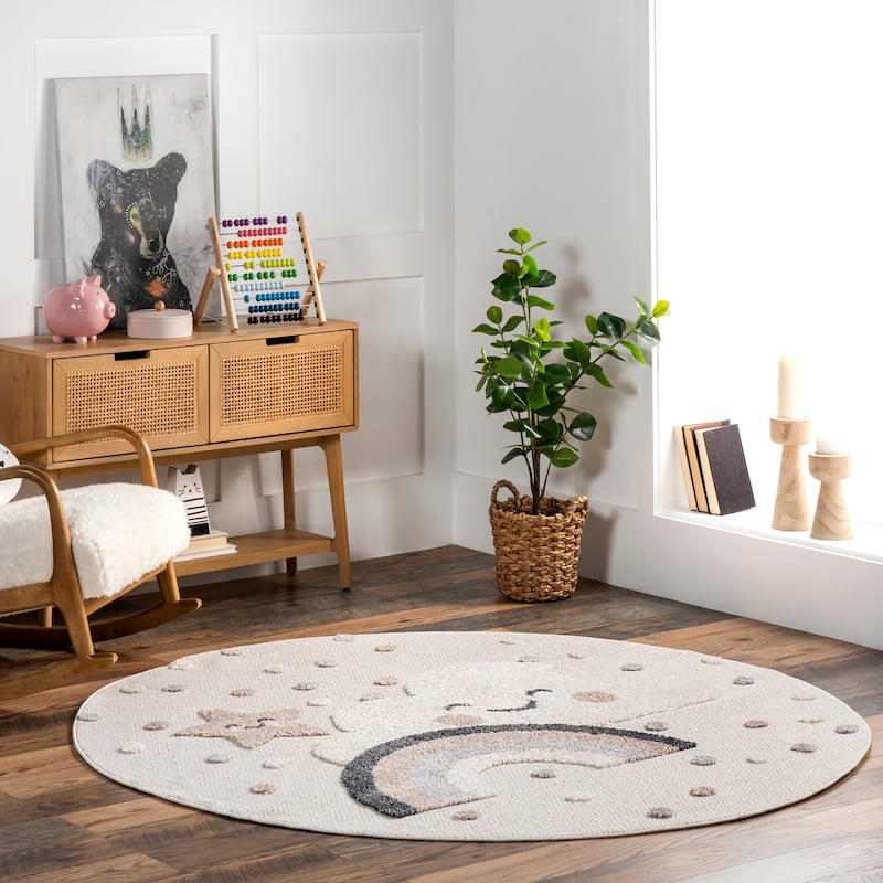 Nuloom Catlin Sweet Dreams High/Low Kids Area Rug
