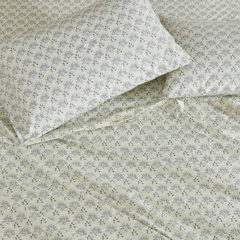 Patina Vie Maison Brushed Microfiber Floral Bloom Sheet Set