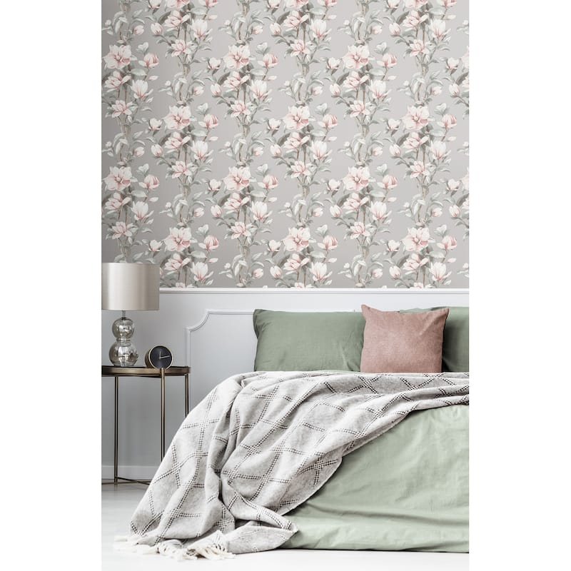 NextWall Magnolia Trail Peel and Stick Wallpaper