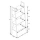 preview thumbnail 13 of 11, Carbon Loft Ogzewalla 4-shelf Wood and Metal Ladder Bookcase