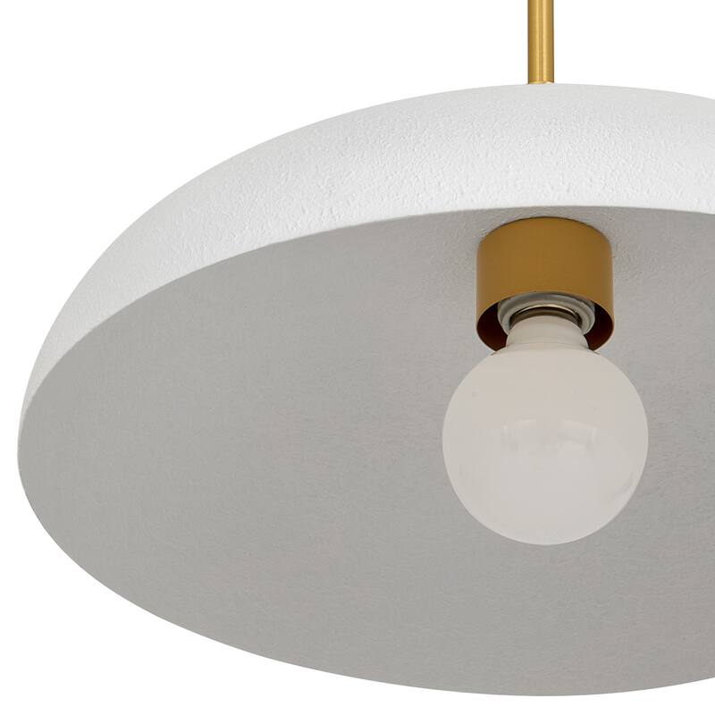 1-Light Farmhouse Metal Dome 15.7inch Kitchen Hanging Pendant Lights