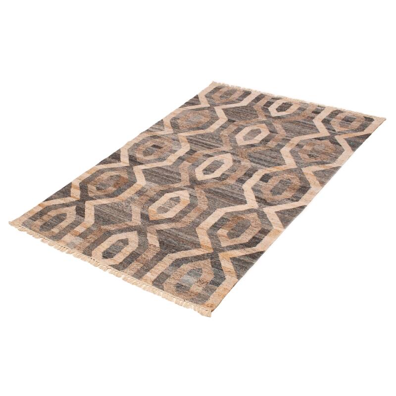 Ankara FW Grey Kilim 5'2" x 7'10" - 5'2 x 7'10