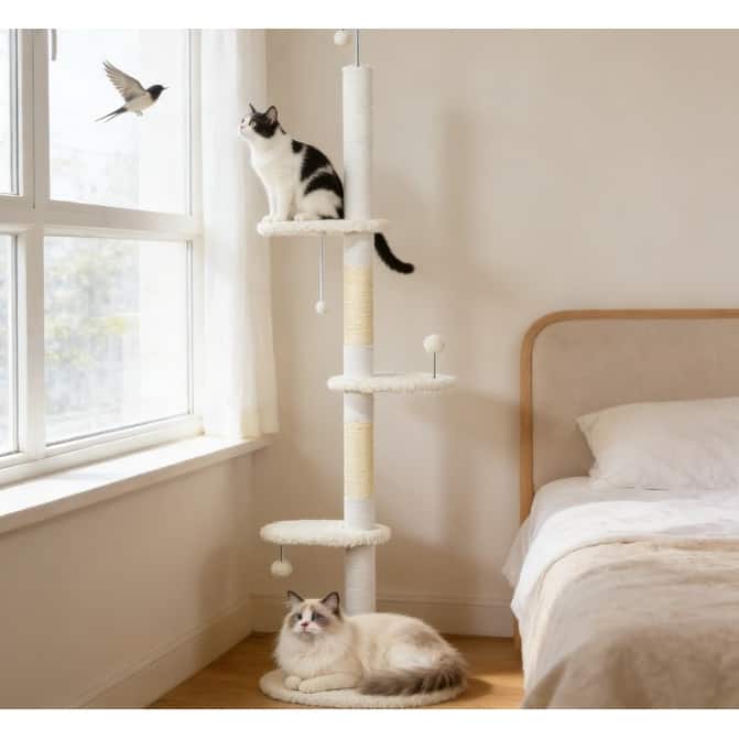 Cat Tree,Floor to Ceiling Cat Tree
