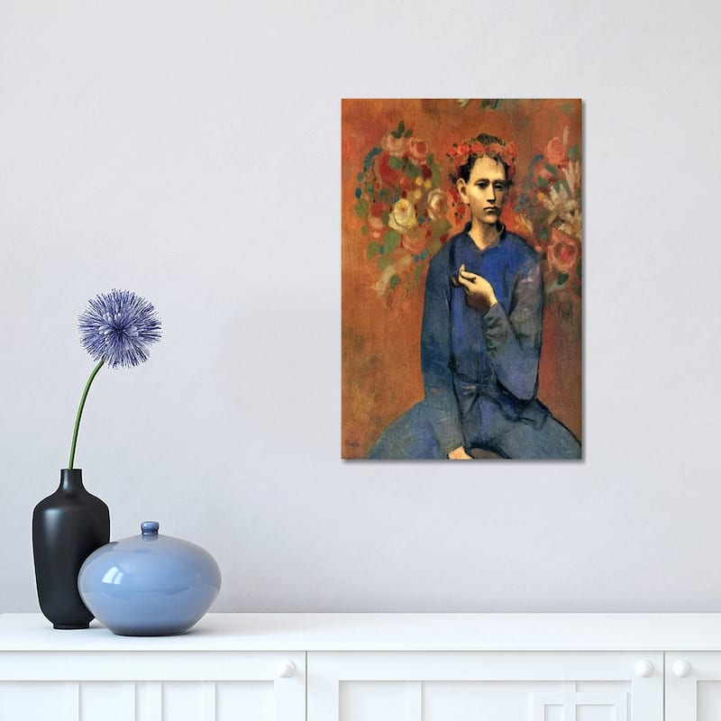 iCanvas "A Boy with Pipe" by Pablo Picasso Canvas Print - 18x12x1.5