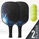 preview thumbnail 3 of 6, Franklin Sports Pickleball 2 Player Carbon Fiber Paddle and X-40 Pickleball Set