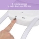 preview thumbnail 5 of 3, Baby Trend Sit N' Sway Portable Swing, Dash Grey