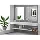 preview thumbnail 155 of 157, Pyramid Solid Surface Wall-Mounted Bathroom Sink