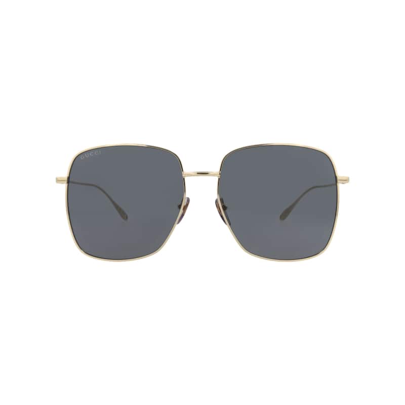 Gucci Square-Frame Metal Sunglasses - NS