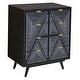 preview thumbnail 8 of 11, Bidi Mid-Century Modern 4-Drawer Mini Chest by Furniture of America