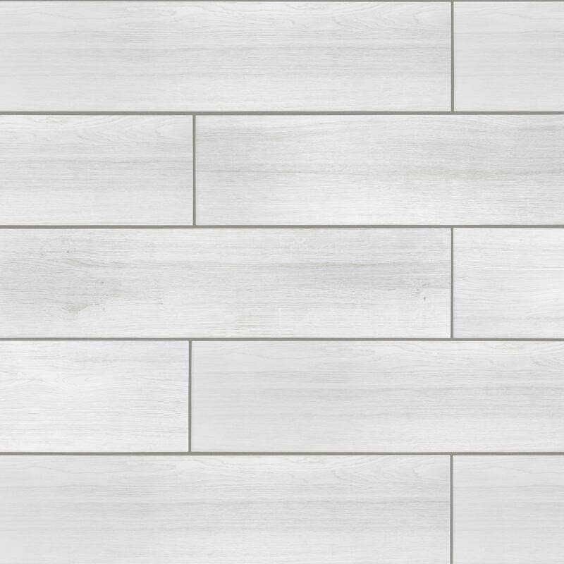 Merola Tile Llama White 8-1/2" x 35-1/2" Porcelain Floor and Wall Tile
