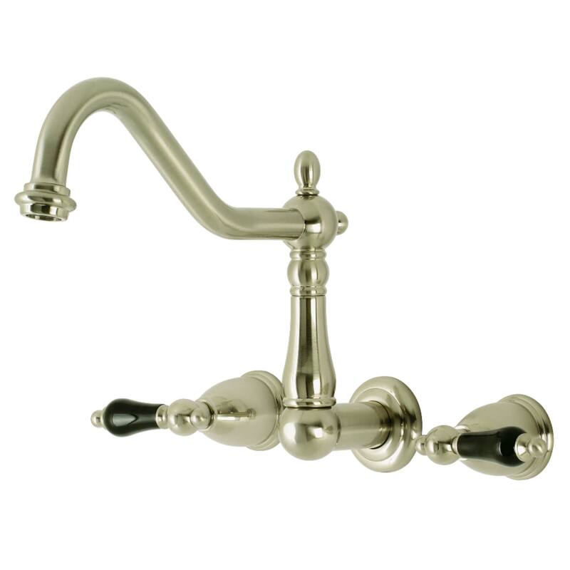Kingston Brass Duchess Wall Mounted Roman Tub Filler - Brushed Nickel