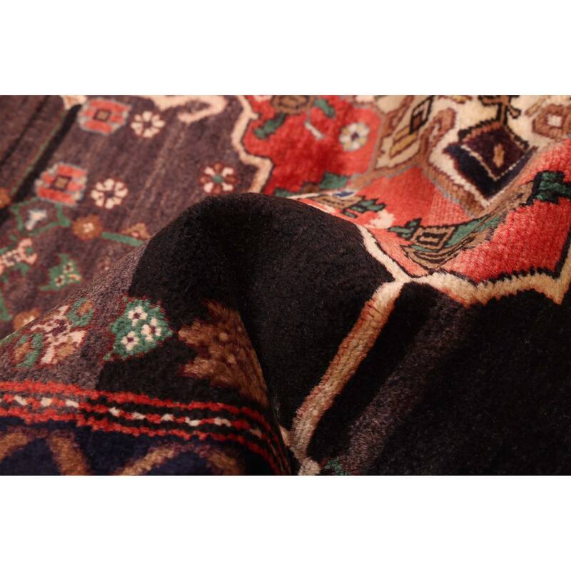 ECARPETGALLERY Hand-knotted Anadol Black Wool Rug - 3'11 x 6'1