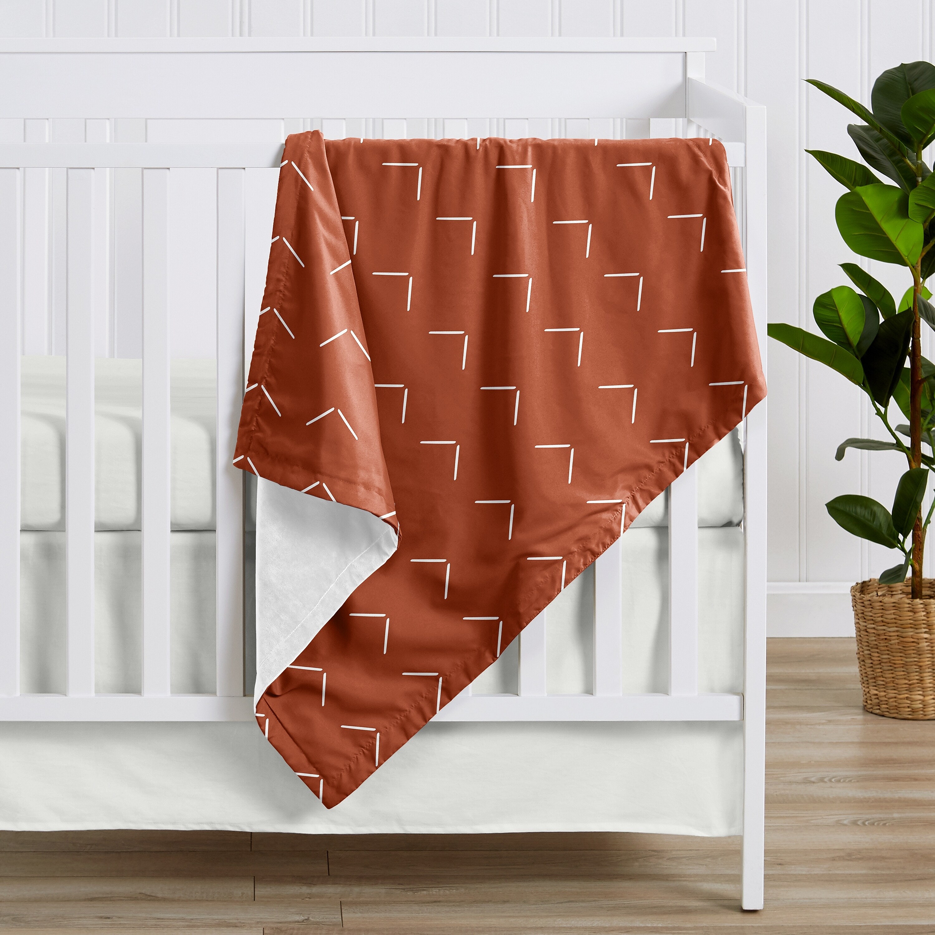 Boho Arrow Boy Girl Baby Receiving Security Swaddle Blanket Ivory
