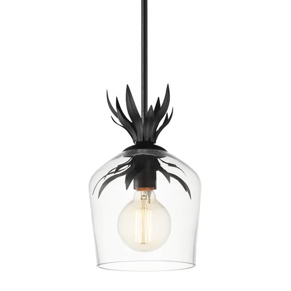 slide 2 of 7, Maxim 2871 Paloma 8" Wide Mini Pendant Anthracite