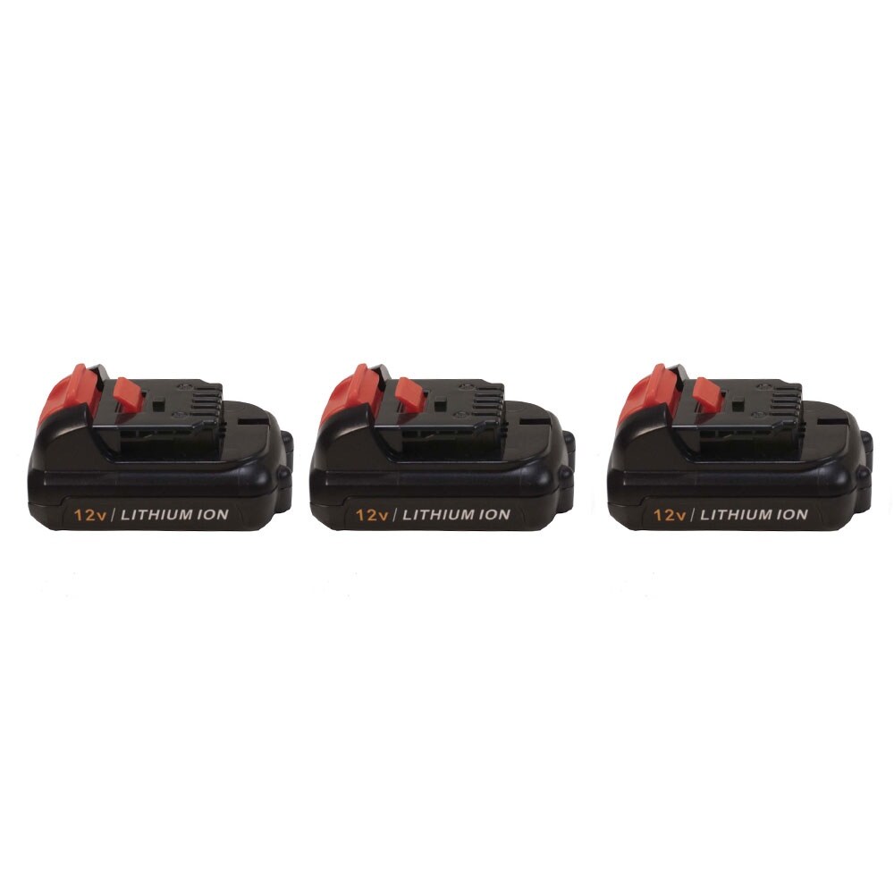 Shop Fits Dewalt Dcb120 1 5ah 12 Volt Lithium Ion Replacement Battery 3pack Overstock 29607961