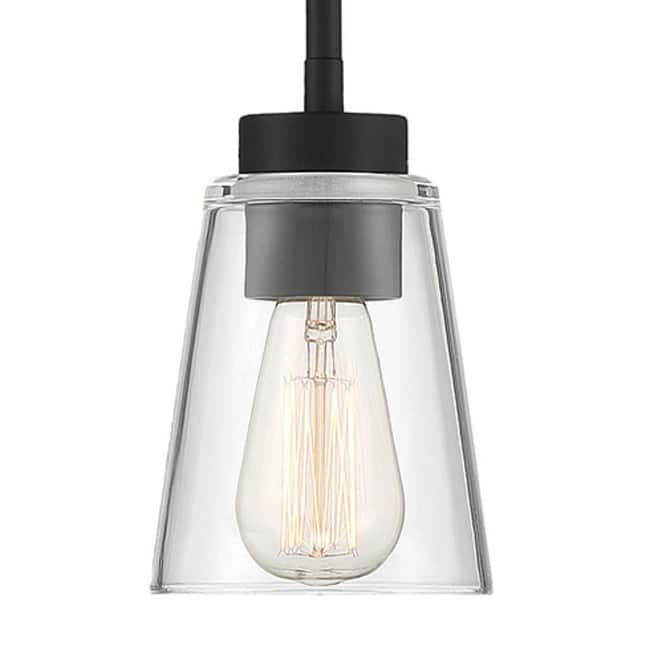 Savoy House Calhoun 5" Wide Mini Pendant - Matte Black