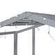 preview thumbnail 28 of 34, Loft Bed with Ladder and Slide, House Bed with Blackboard and Light Strip on the Roof