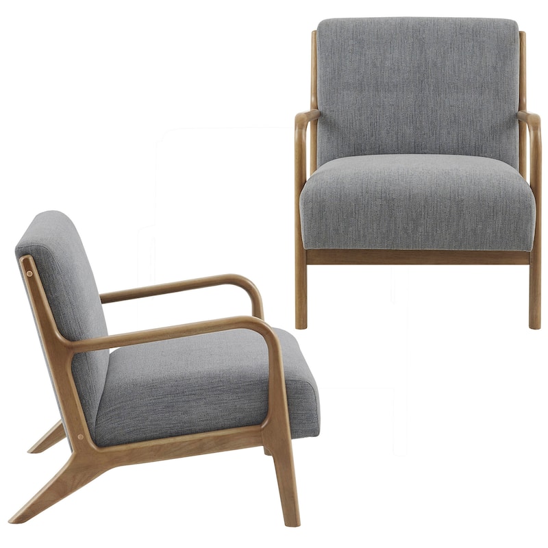 INK IVY Novak Mid Century Modern Accent Armchair