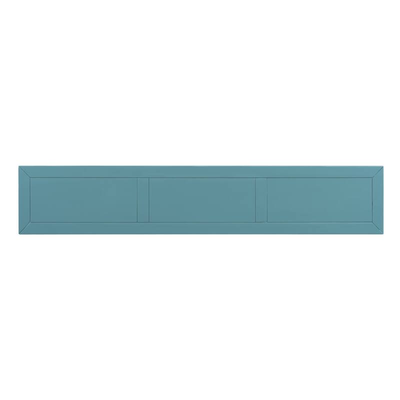 Entryway Console Table 60" Long Solid Wood Sofa Table Accent Tables with 4 Storage Drawers and Bottom Shelf for Living Room