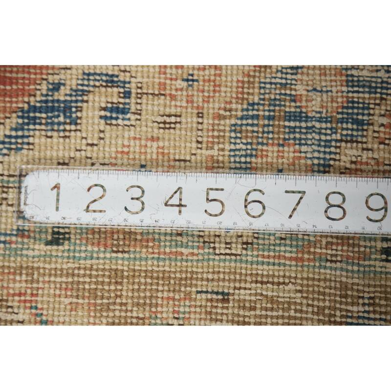 Hand Knotted Oriental 100% Wool Carpet Traditional Medallion Navy Blue & Blues Tabriz Area Rug - 5' 7'' X 4' 3''