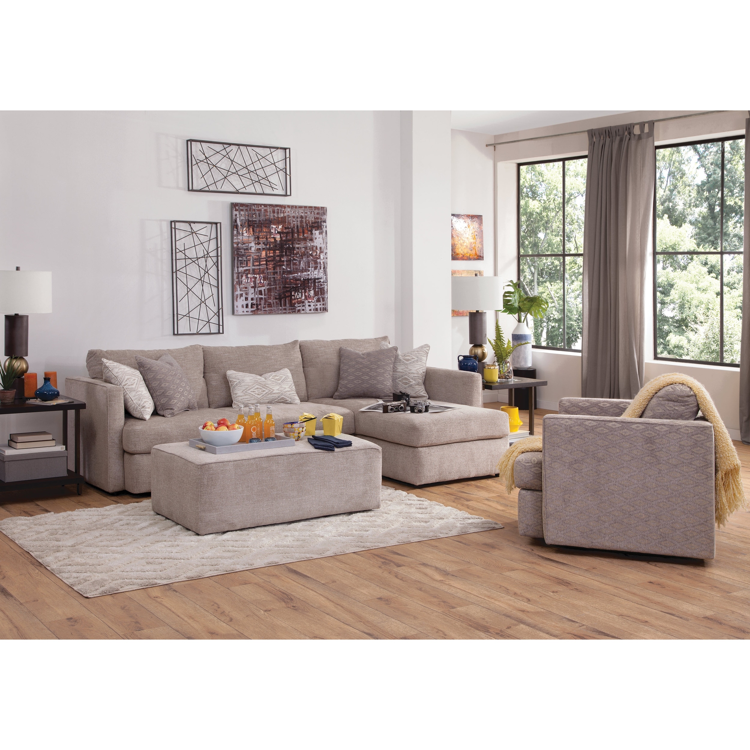 American Furniture Classics Model Urban Loft Gray Series Soft