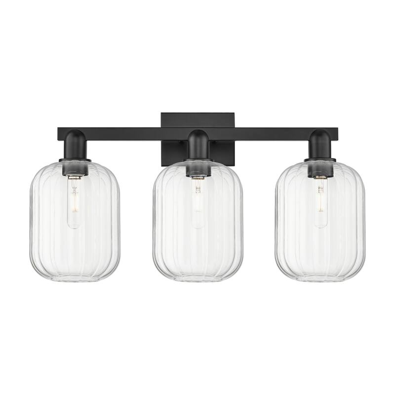 Innovations Lighting Downtown Urban - Preston - 3 Light 26" Jar Shade Bath Vanity Light