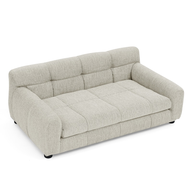 Modern Pet Sofa with Backrest and Armrests Up to 70lbs