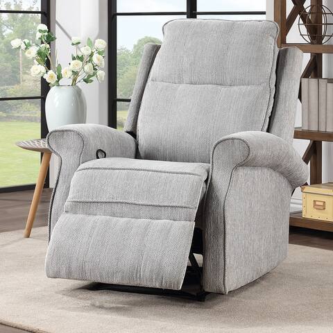 Oversize Modern Upholstered Lounge Single Sofa, Ergonomic Living Room Recliner Chair, with Adjustable Footrest