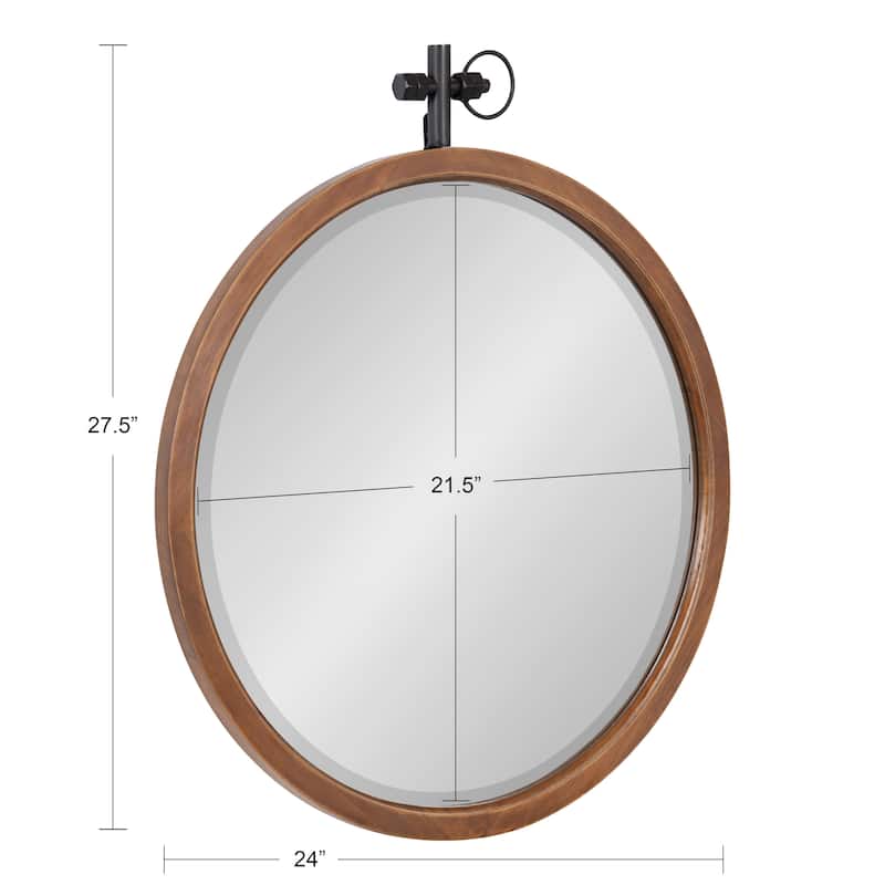 Kate and Laurel Hogan Decorative Framed Wall Mirror - 24x28