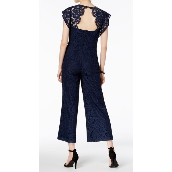 donna ricco lace jumpsuit