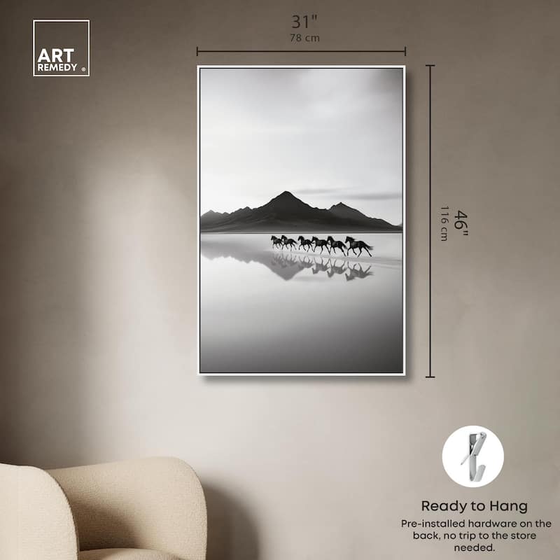 Run of Freedom I Canvas by Art Remedy