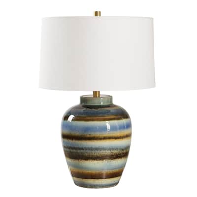 Urn Table Lamp with Tapered Shade - 25.5"