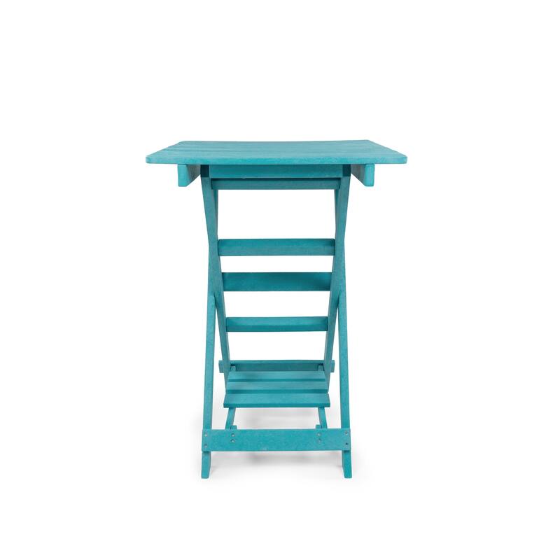Key West Fully Assembled All-Weather Outdoor Folding Bar Set - 5-piece