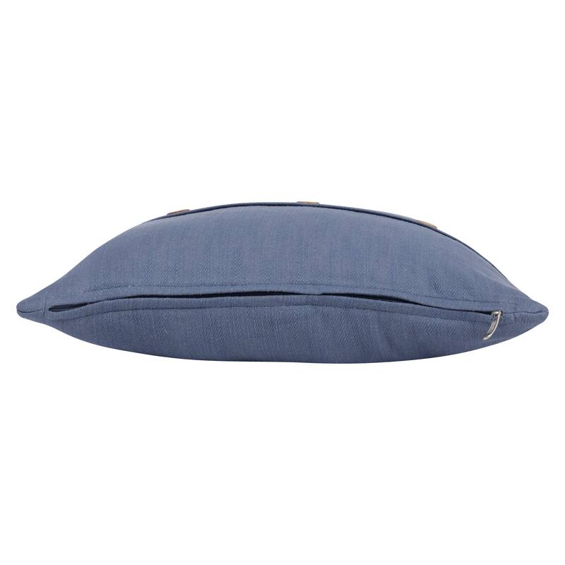 Sevita Hampton Buttoned Cotton Throw Pillow