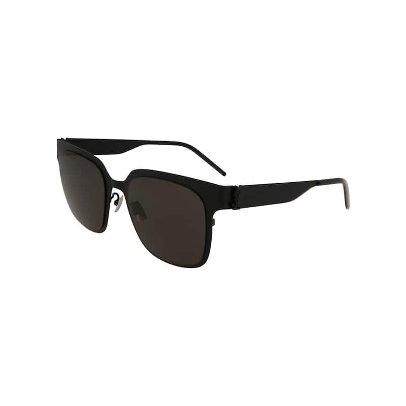 Saint Laurent Square-Frame Metal Sunglasses