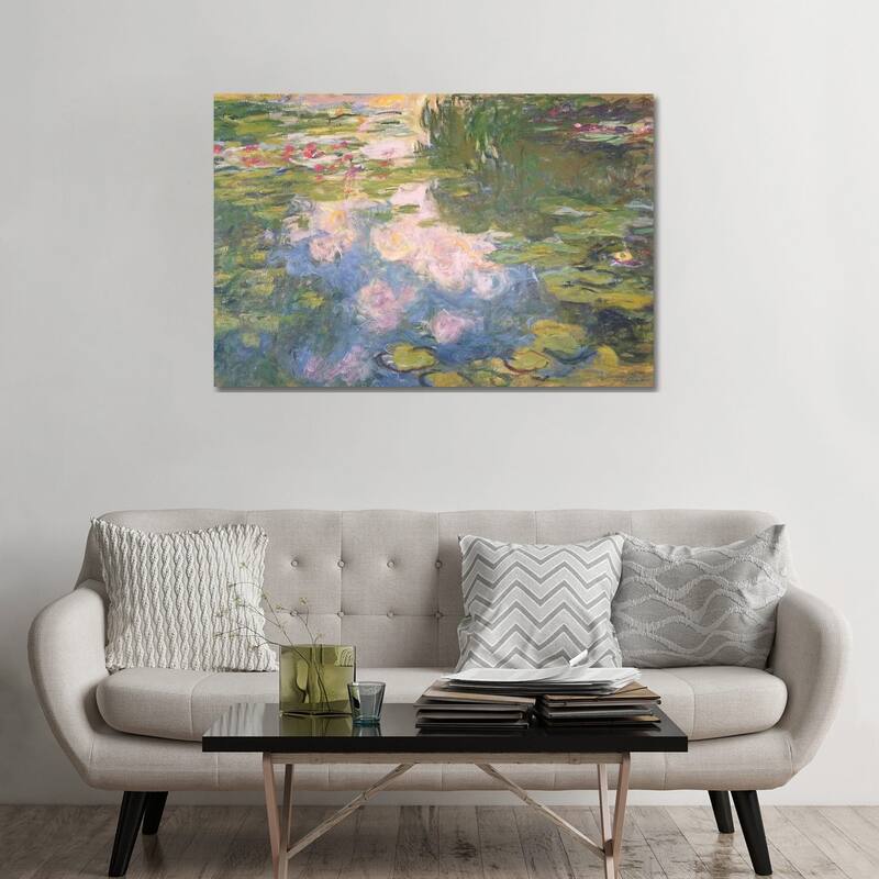 iCanvas "Nympheas, c.1919-22 " by Claude Monet Canvas Print - 32x48x1.5
