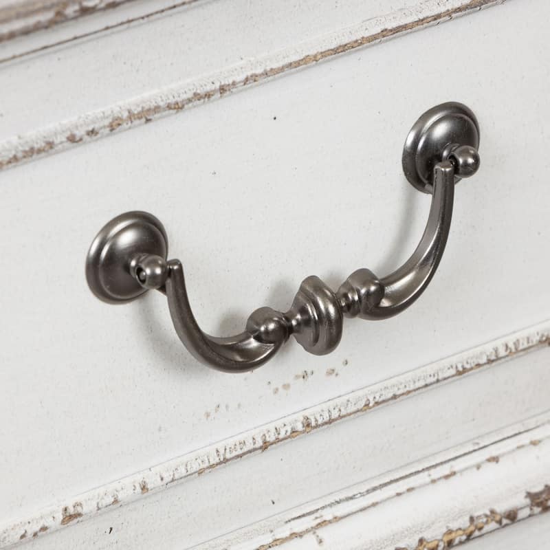 Magnolia Manor Antique White Weathered Bark 9 Drawer Dresser