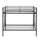 preview thumbnail 24 of 36, Bunk Bed Metal Twin Size Bunk Beds Frame with Ladder & Full-Length Guardrail Heavy Duty Sturdy 2 in 1 Convertible Bunk Bed